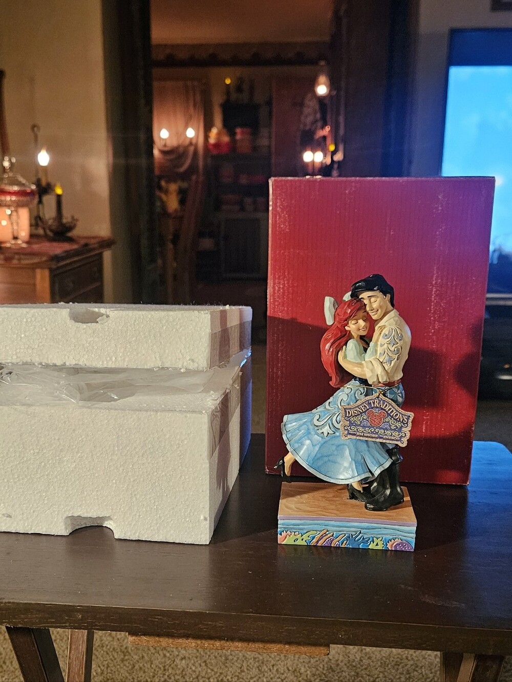 Disney Traditions Jim Shore 'Two Worlds United' Collectible Figurine-